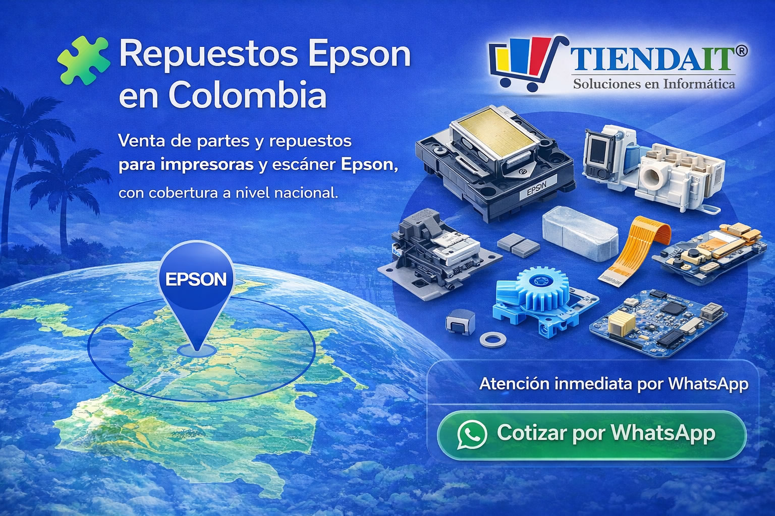 Repuestos ❤️Escaner🖨️ IMPRESORAS Epson en Barranquilla